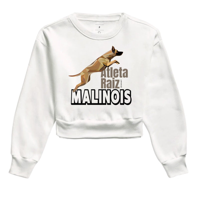 Moletom Cropped Malinois Atleta Raiz - Essência