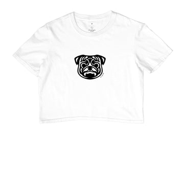 Camiseta Cropped Pug - Tribal