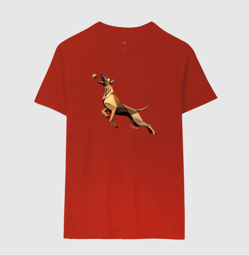 Camiseta Malinois O Pulo - Perfil/Geoma