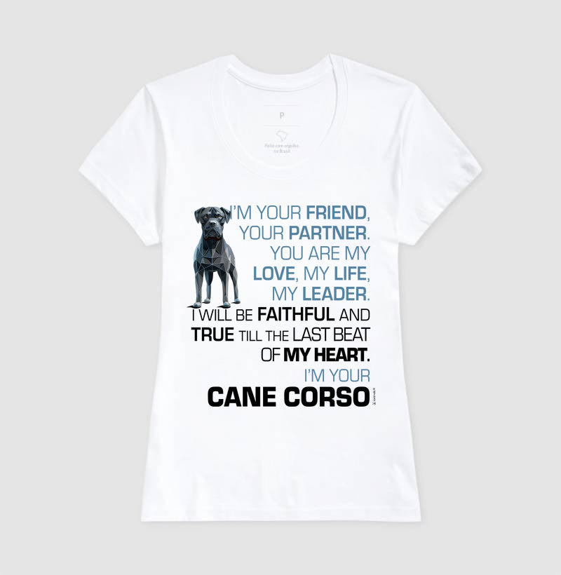 Camiseta Cane Corso Declação - Essência