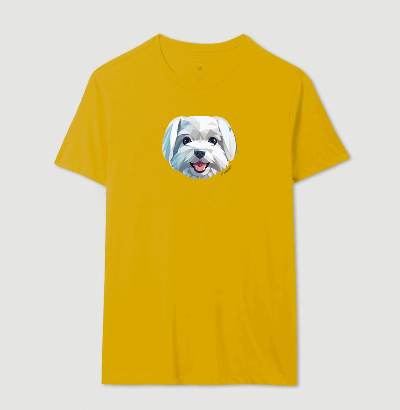 Camiseta Maltês - Coleção Geoma