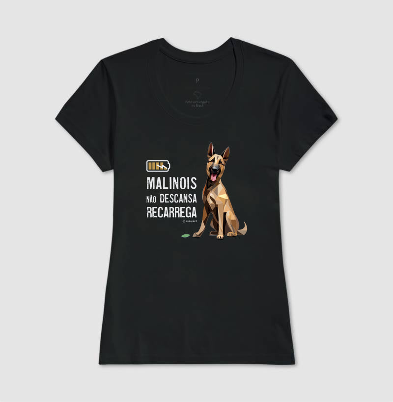 Camiseta Malinois Não Descansa - Essência
