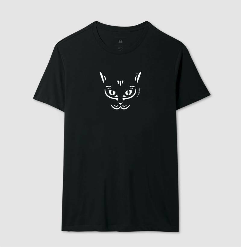 Camiseta Gato Preto - Tribal