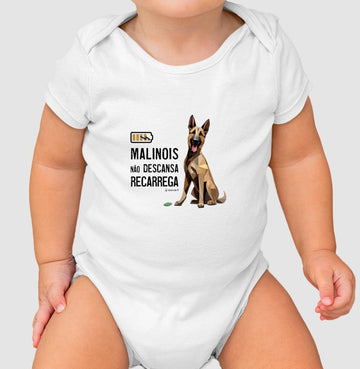 Body Infantil Malinois Não Descansa - Essência
