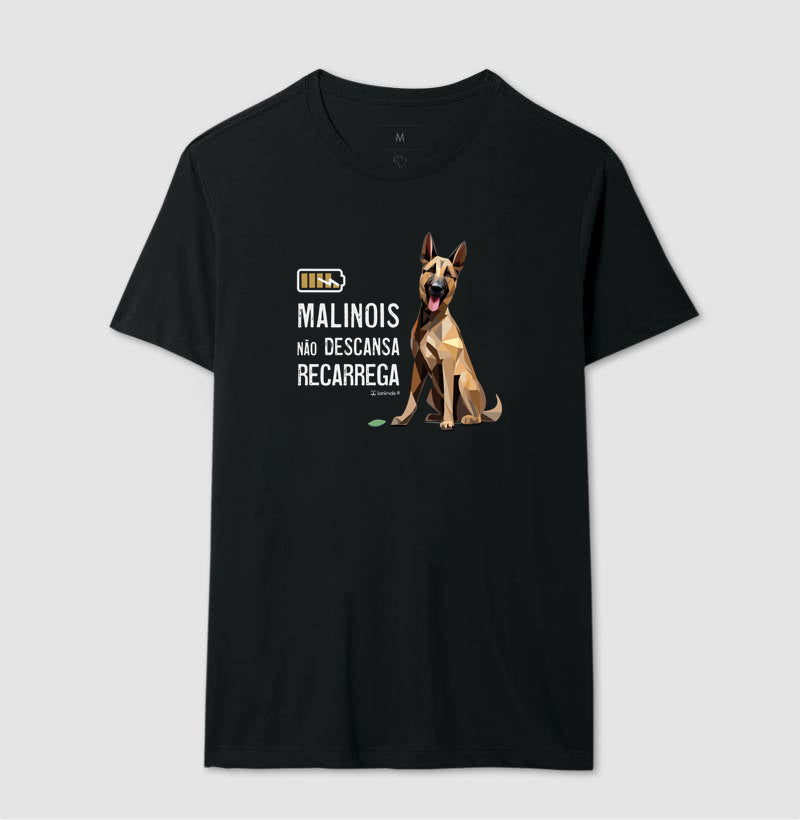 Camiseta Malinois Não Descansa - Essência