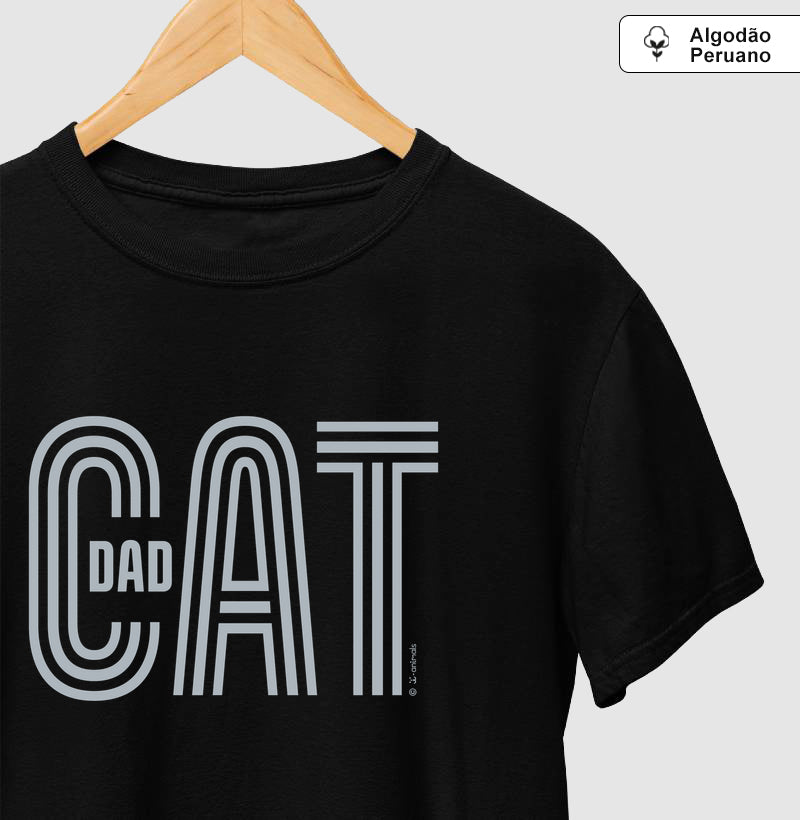 Camiseta INCA SOFT Cat Dad - Coleção AFETO