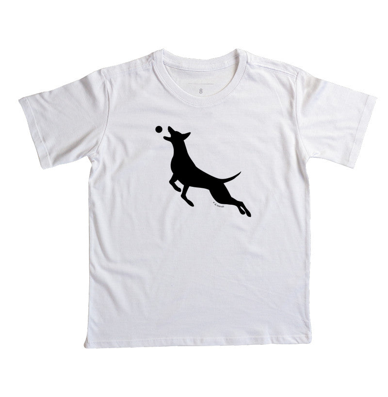 Camiseta Infantil Malinois O Pulo - Perfil