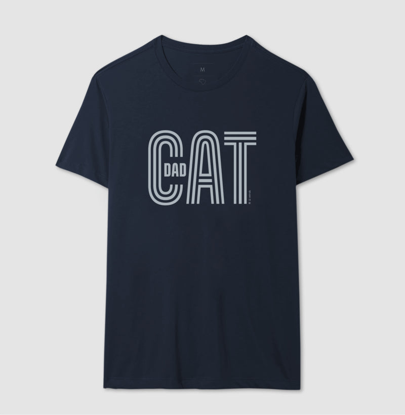 Camiseta Cat Dad - Coleção AFETO
