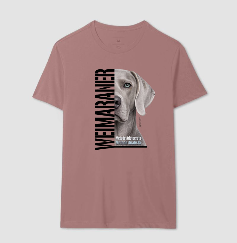 Camiseta Weimaraner Metade Aristocrata - Essência