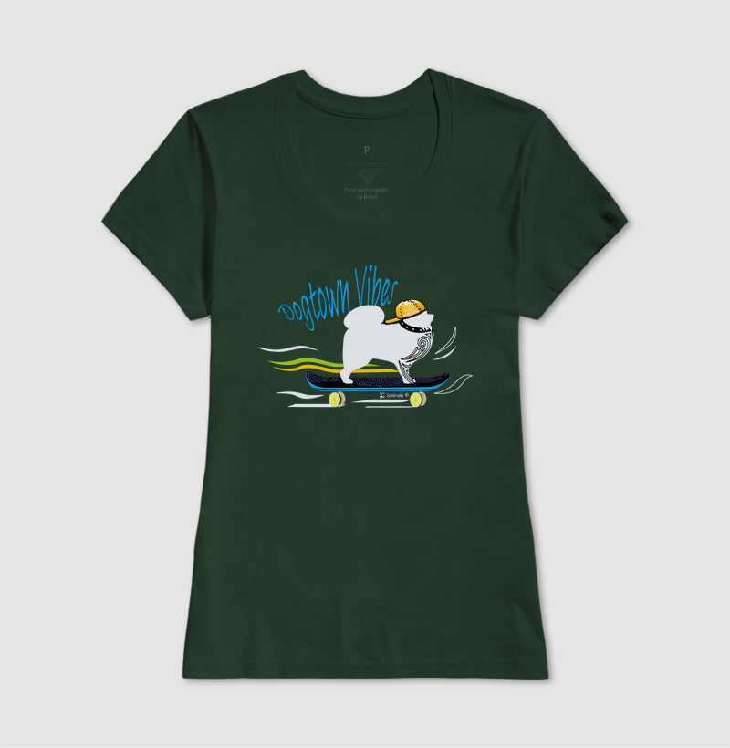 Camiseta Lulu da Pomerânia - Skatista