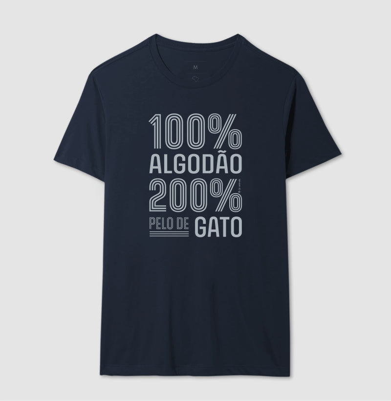 Camiseta 200% pelo de Gato - Coleção AFETO