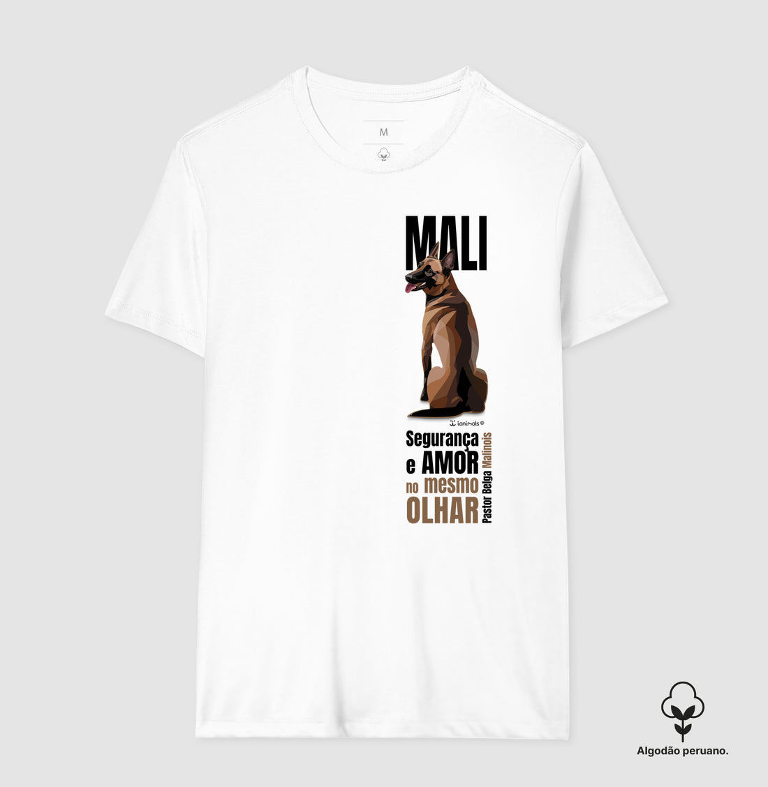 Camiseta INCA SOFT Malinois - Olhar - Essência
