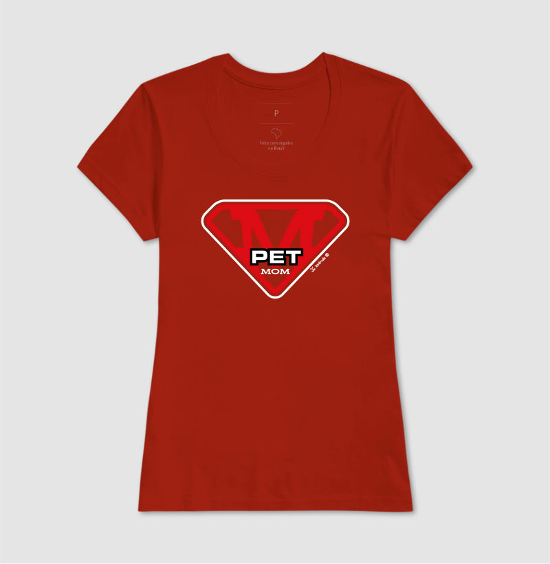 Camiseta Pet Mom - Afeto
