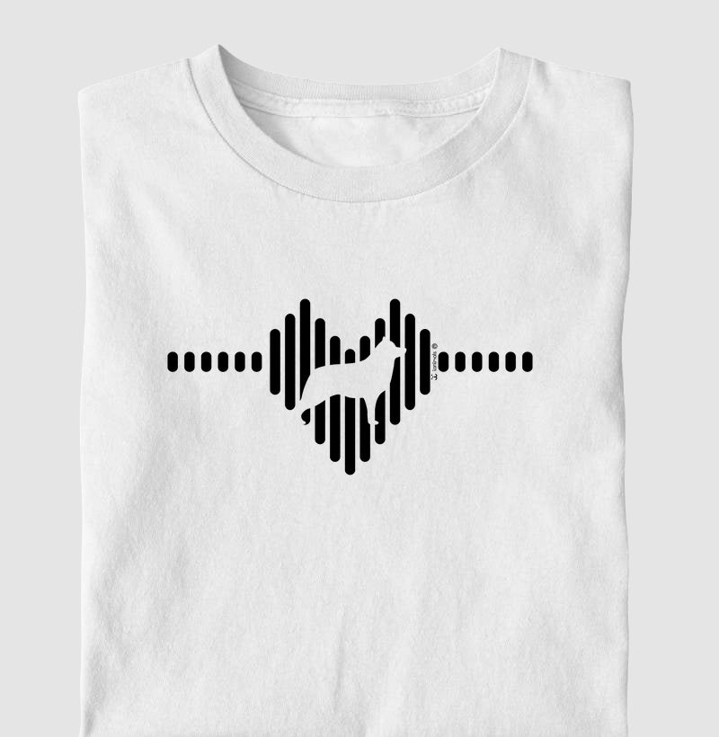 Camiseta Border Collie - Coleção Coração