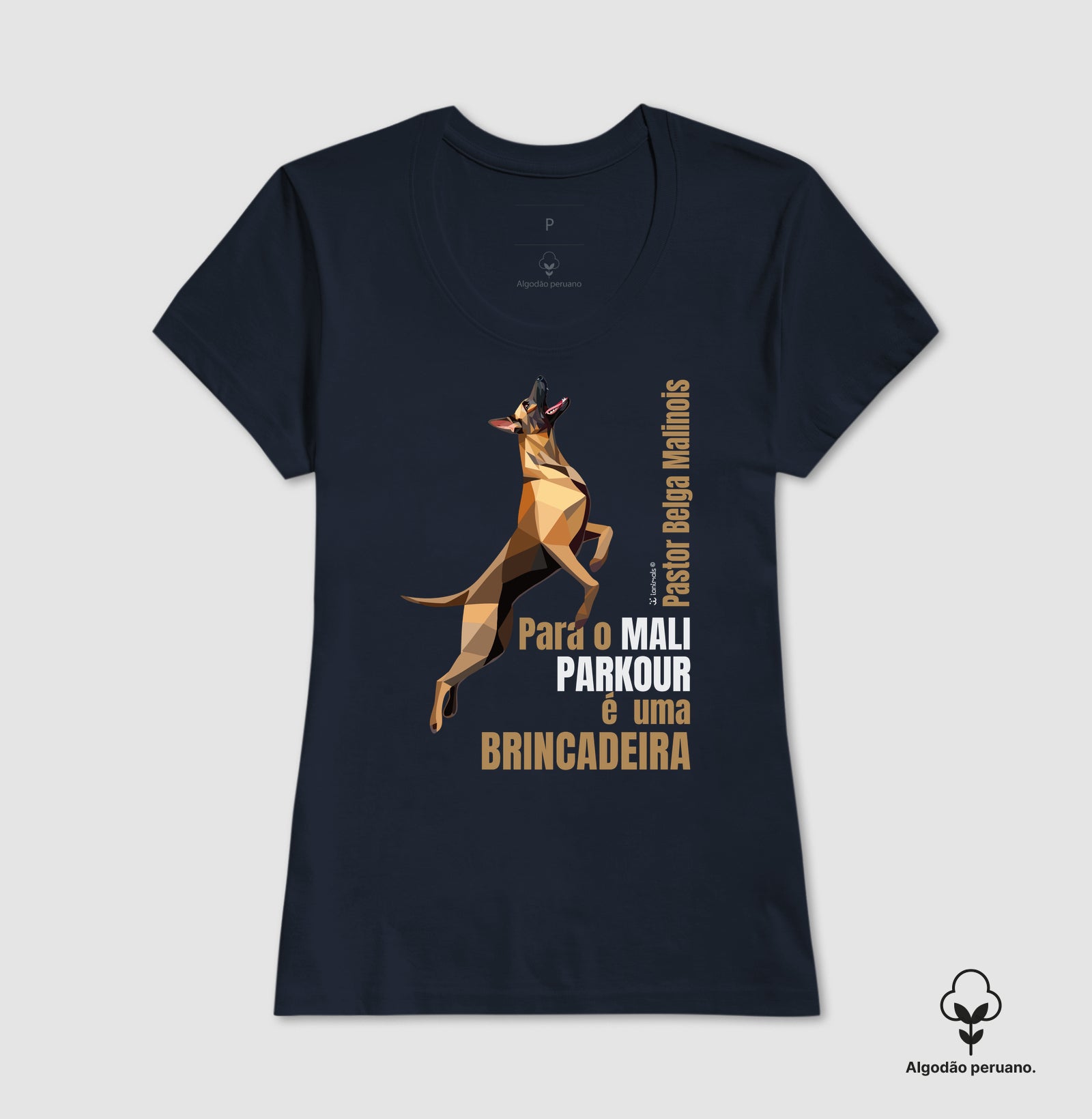 Camiseta INCA SOFT Malinois Parkour é Brincadeira - Essência