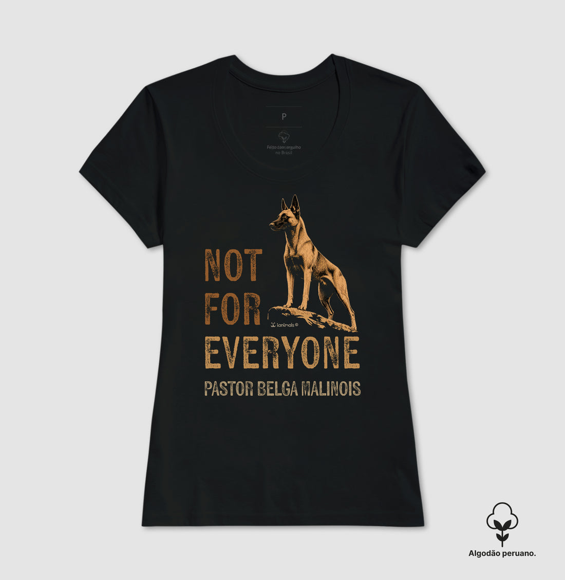 Camiseta INCA SOFT Malinois Not For Everyone - Essência