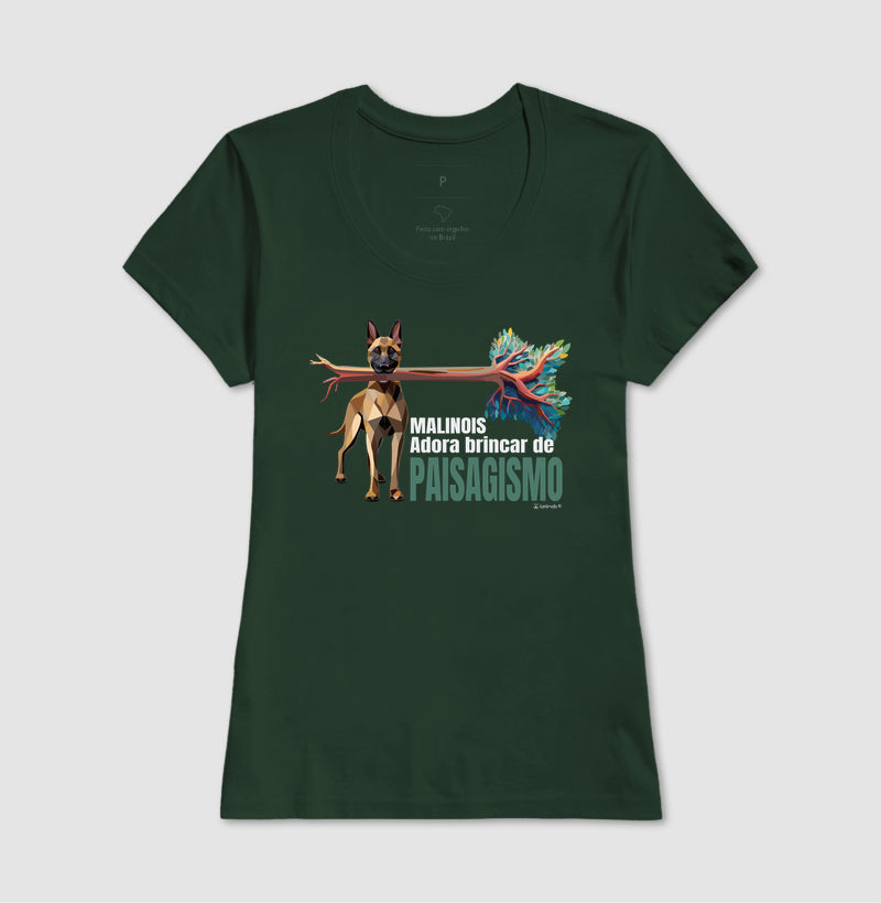 Camiseta Malinois Paisagismo - Essência