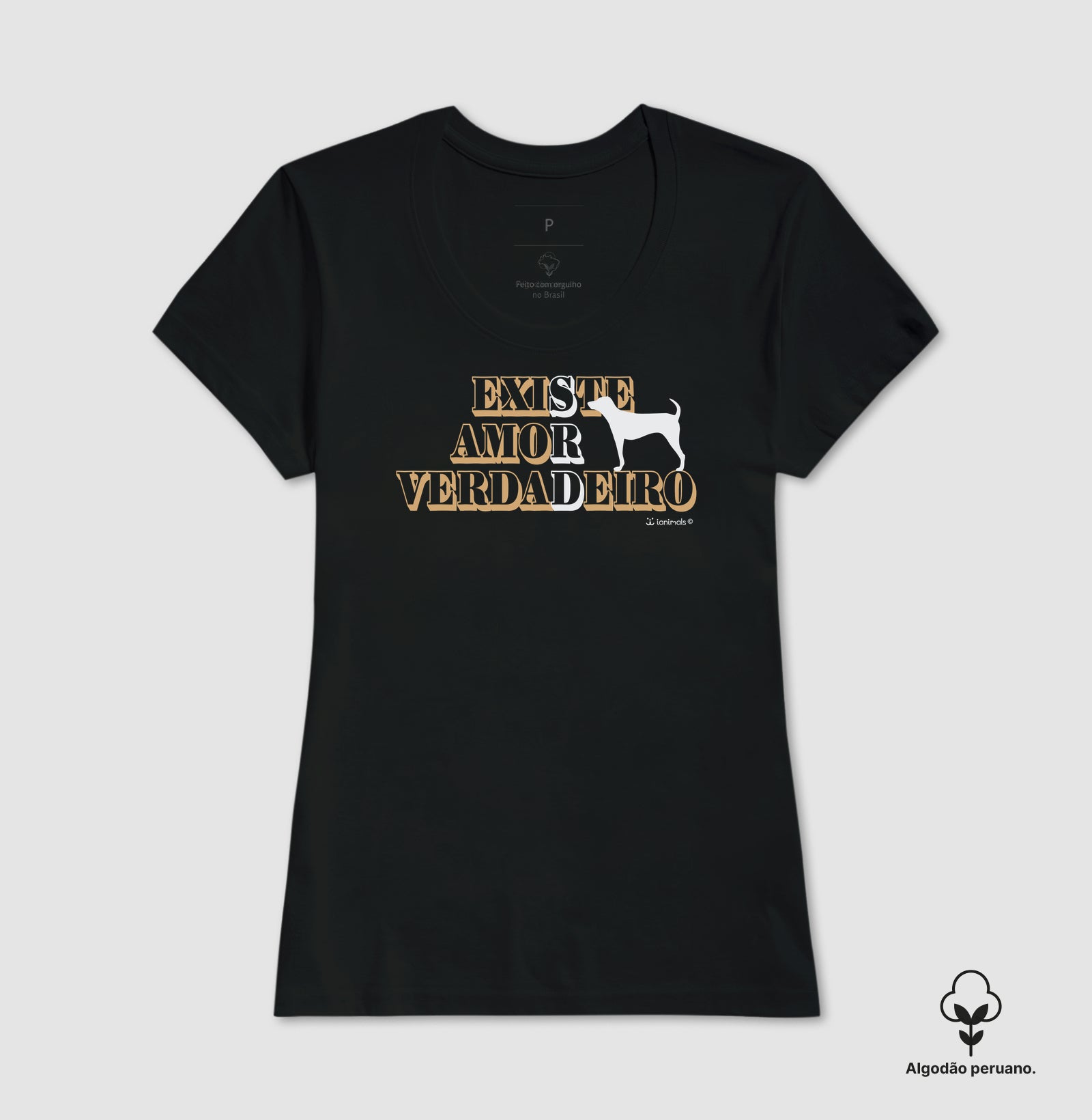 Camiseta INCA SOFT SRD Existe Amor Verdadeiro - Essência