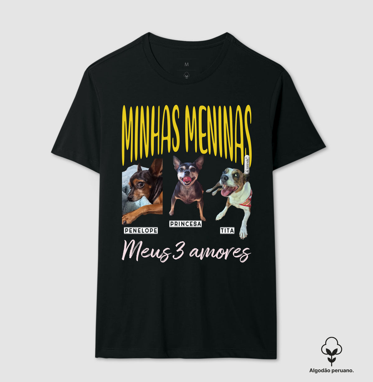 Camiseta INCA SOFT - Collage - Leao - Personalizada