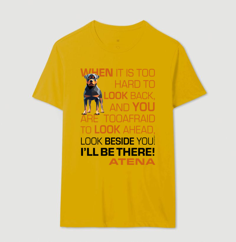 Camiseta Rottweiler Atena - I’ll be there - Essência