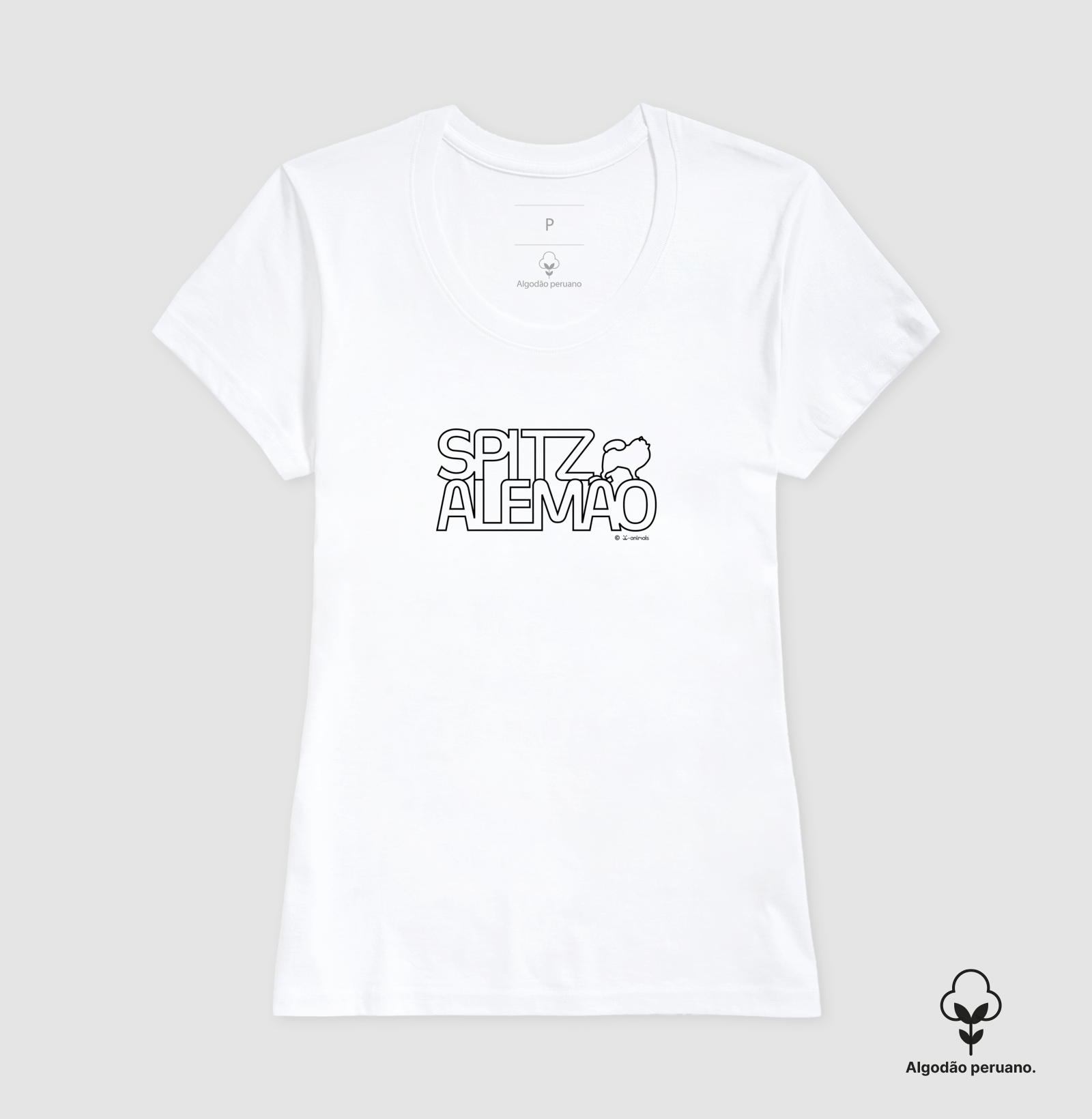 Camiseta Spitz Alemão “INCA SOFT” - Identidade