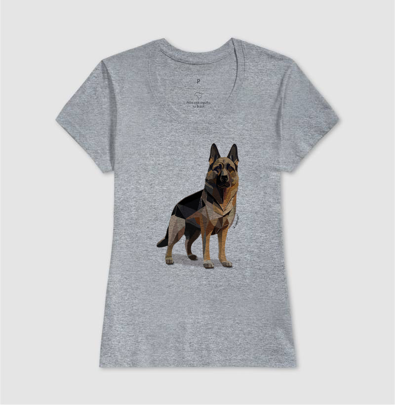Camiseta Pastor Alemão Postura - Geoma