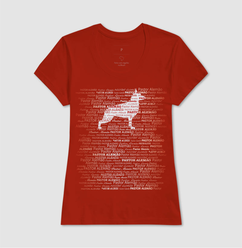 Camiseta Pastor Alemão - Tessitura