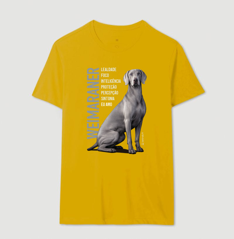 Camiseta Weimaraner Eu Amo - Essência
