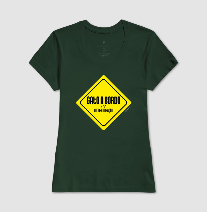 Camiseta Gato a Bordo - Afeto