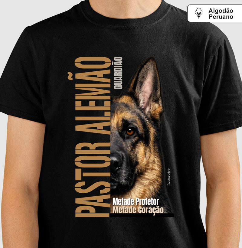 Camiseta INCA SOFT Pastor Alemão Metade Protetor - Essência