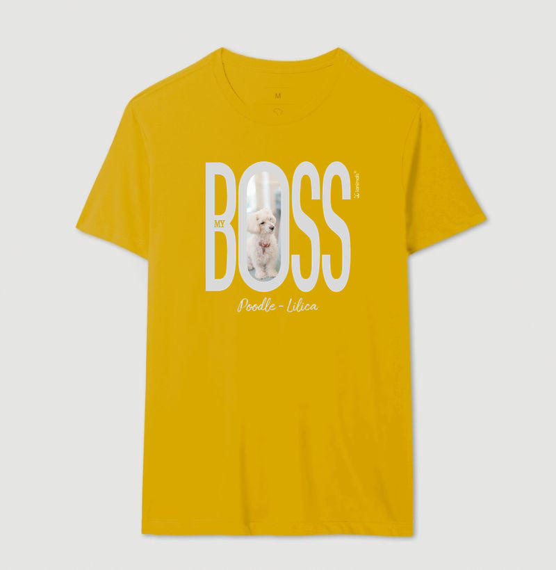 Camiseta My Pet My Boss - Personalizada iAnimals