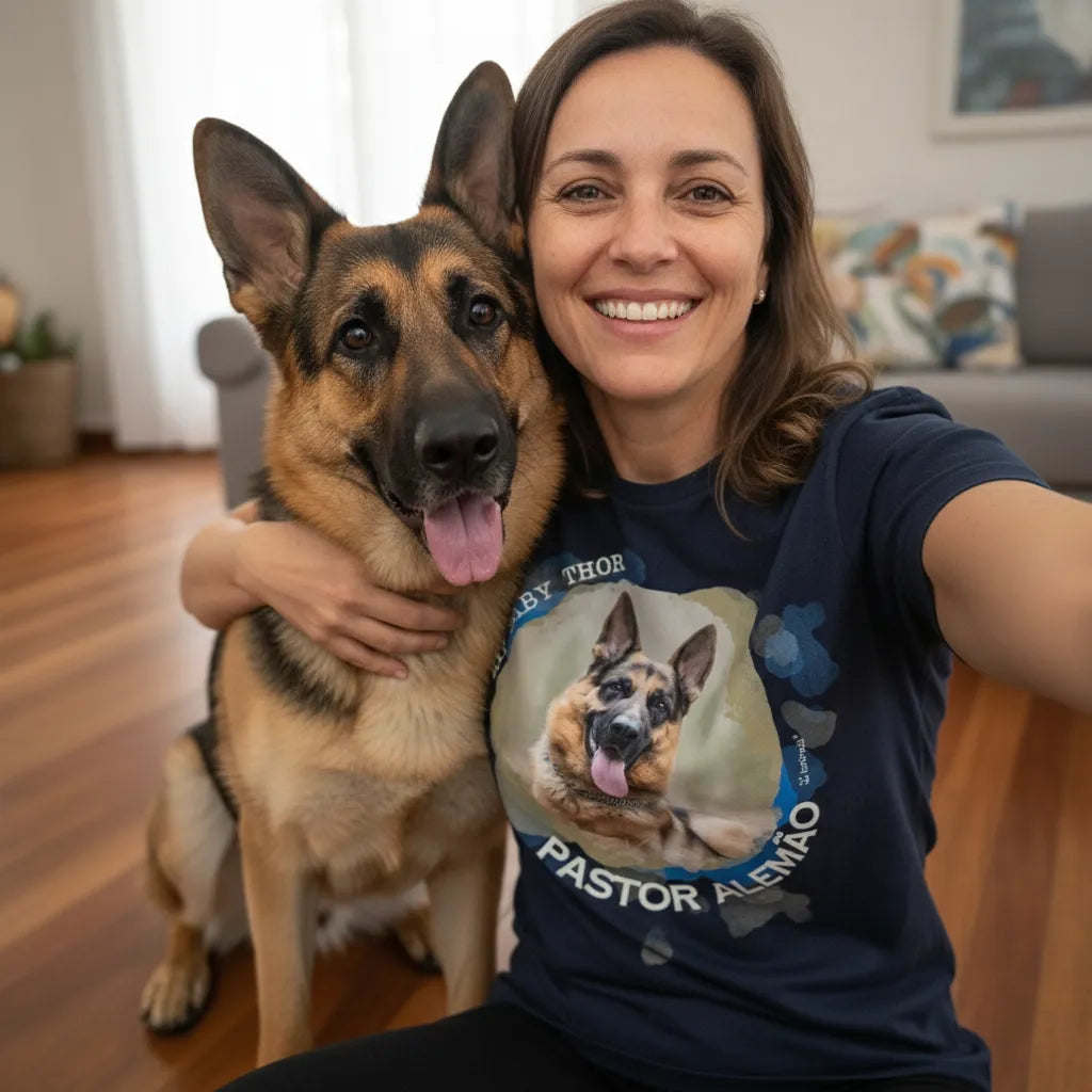 Camiseta Foto Pet - Fluid Splash - Personalizada | iAnimals