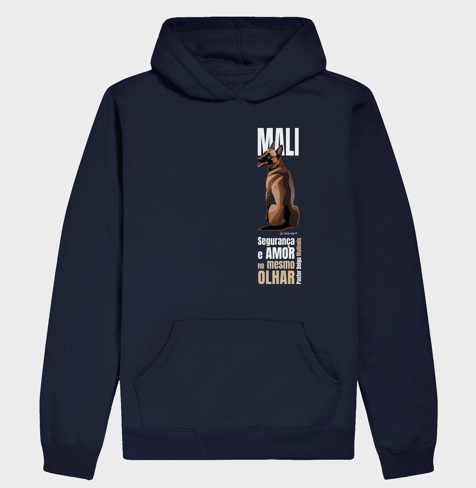 Moletom com Capuz Malinois - Olhar - Essência