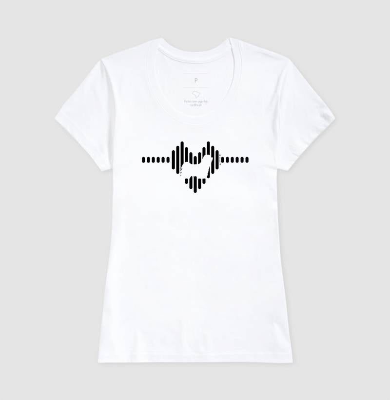Camiseta Lhasa Apso - Coleção Coração