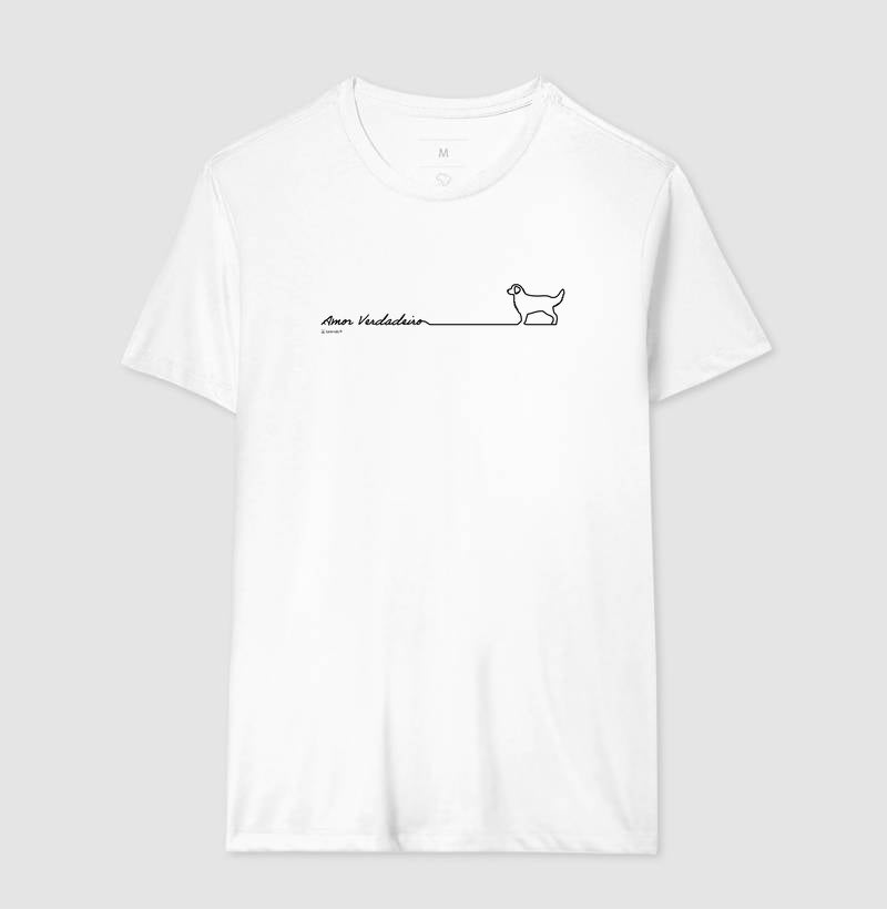 Camiseta Golden Retriever - Amor Verdadeiro