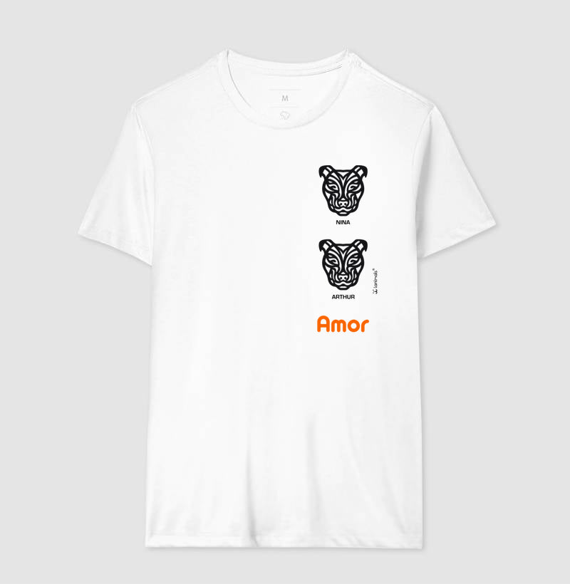 Camiseta Tribal de 1 a 9 Cães - PERSONALIZADA