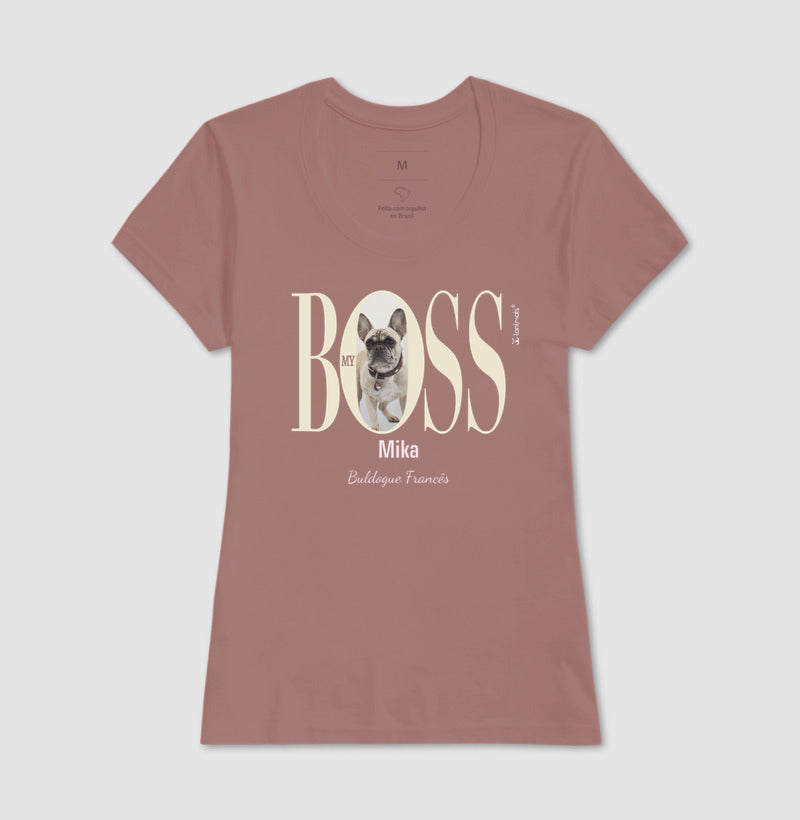 Camiseta My Pet My Boss - Personalizada iAnimals