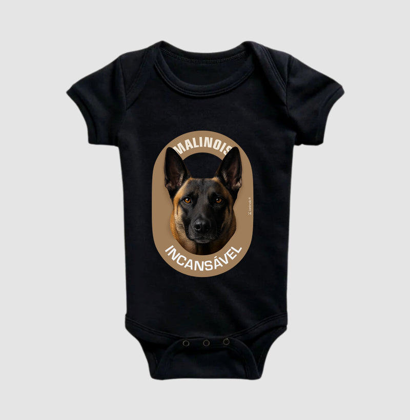 Body Infantil Malinois Incansável - Essência