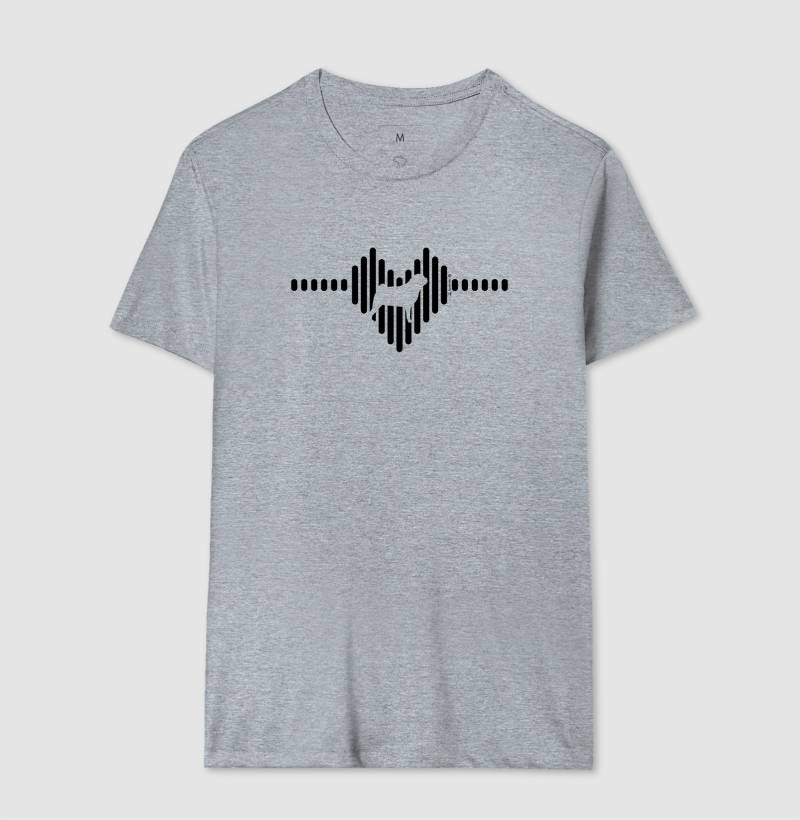 Camiseta Pug - Coleção Coração