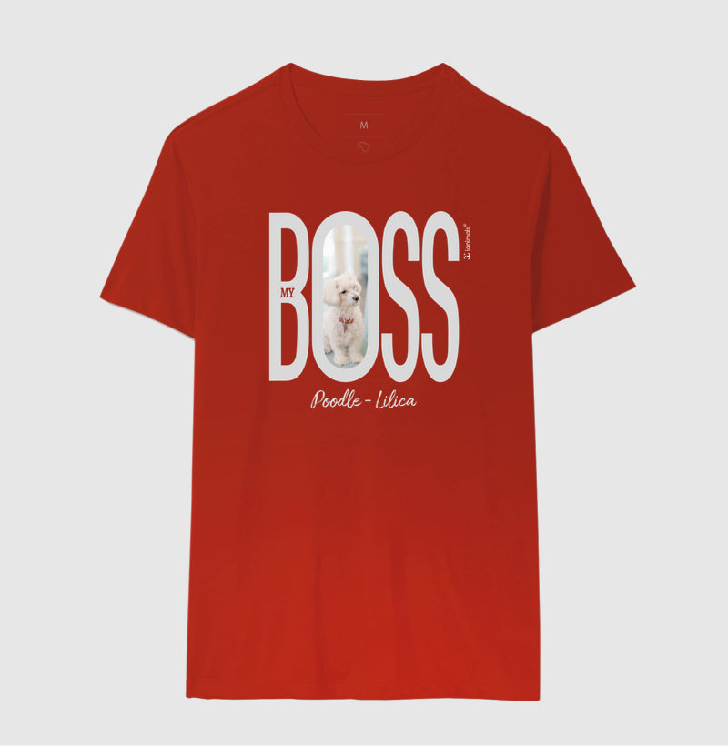 Camiseta My Pet My Boss - Personalizada iAnimals