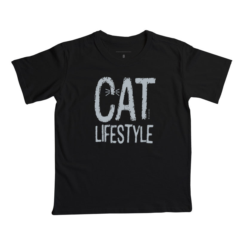Camiseta Cat Lifestyle (Infantil) - Coleção AFETO