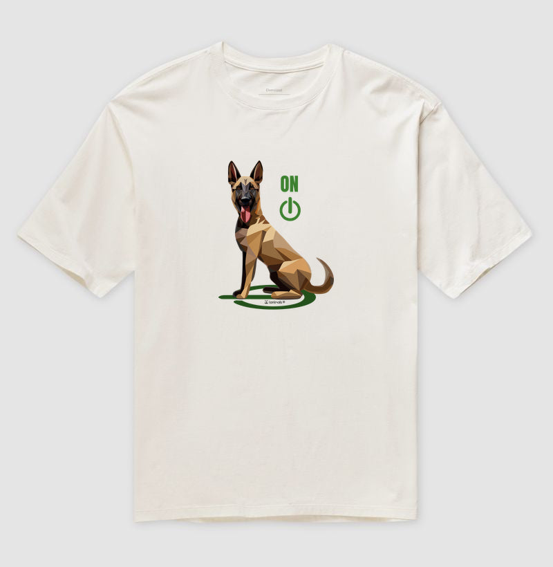 Camiseta Oversized Malinois On - Essência