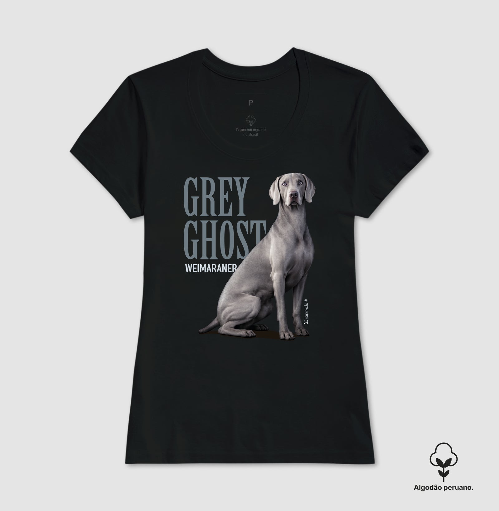 Camiseta INCA SOFT Weimaraner Grey Ghost - Essência