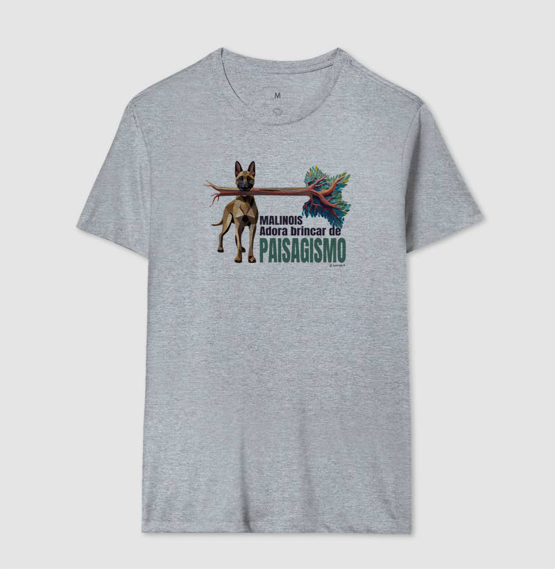 Camiseta Malinois Paisagismo - Essência