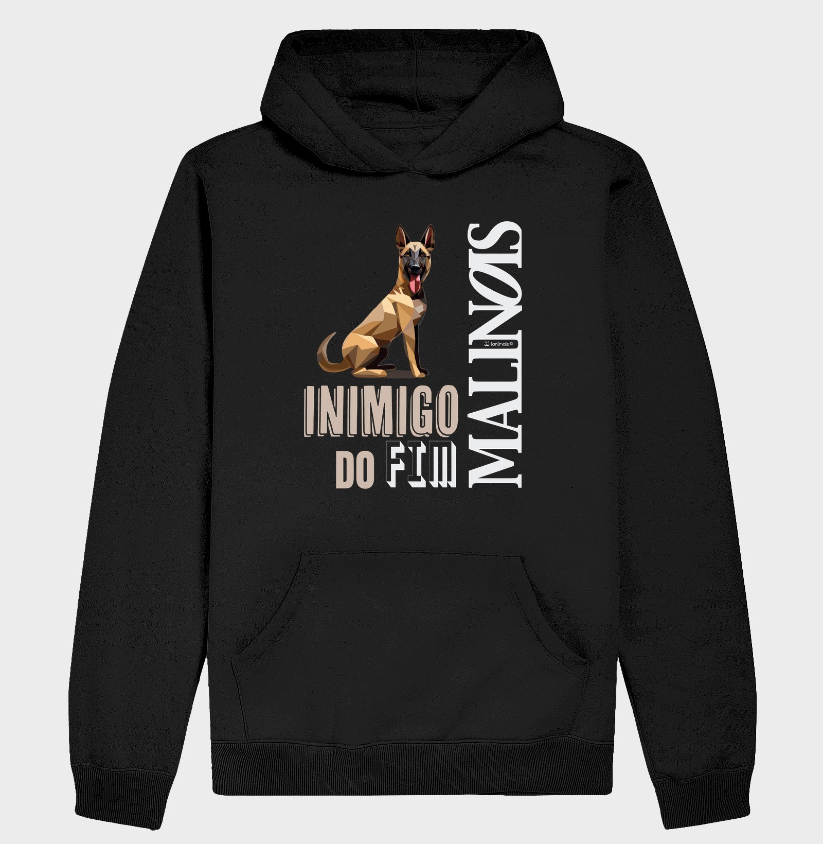 Moletom com Capuz Malinois Inimigo do Fim - Essência
