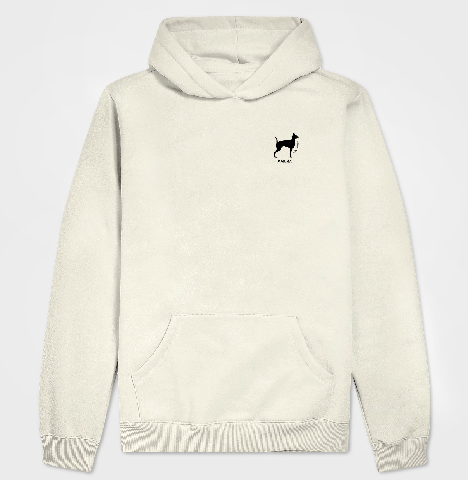 Moletom Hoodie Slim, Raças Personalizado - Perfil / Side