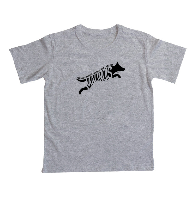 Camiseta Infantil Malinois Instinto - Essência