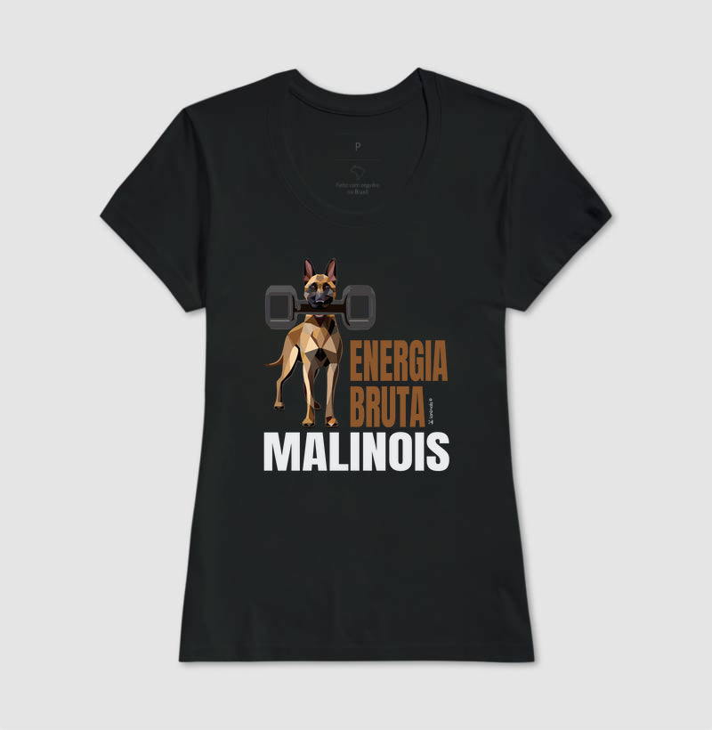 Camiseta Malinois Energia Bruta- Essência