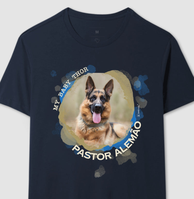 Camiseta Foto Pet - Fluid Splash - Personalizada | iAnimals