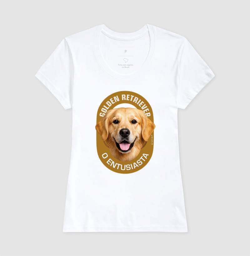 Camiseta Golden Retriever O Entusiasta - Essência